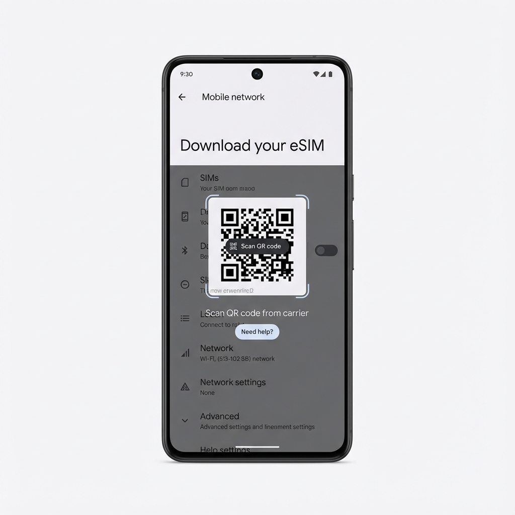 Google Pixel eSIM Setup