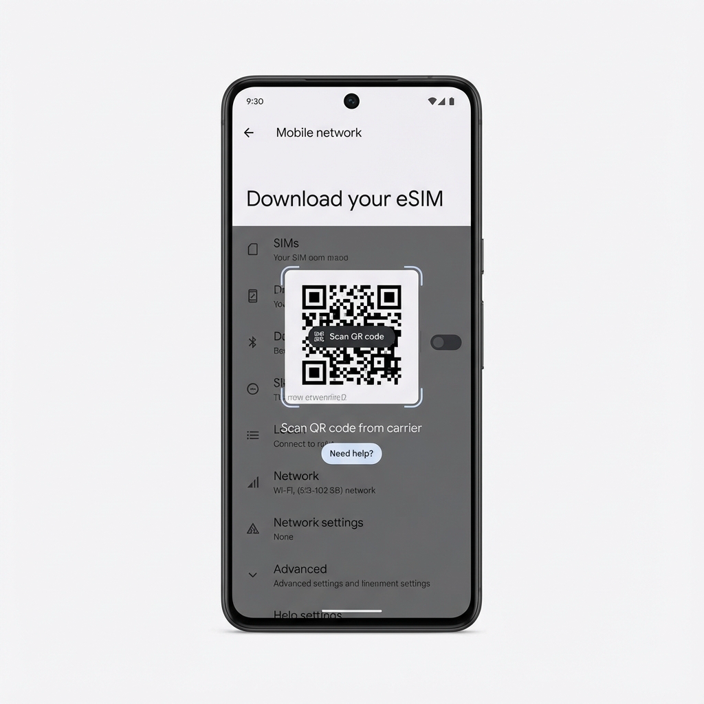 Google Pixel eSIM Setup